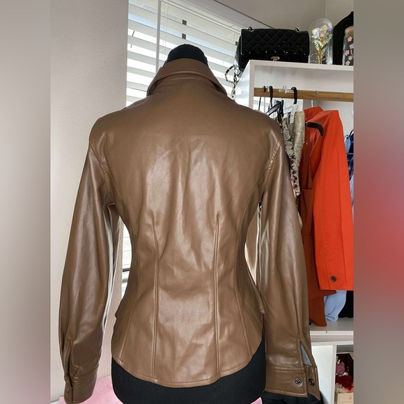 Heartloom Tan Leather Jacket - Picture 7 of 8